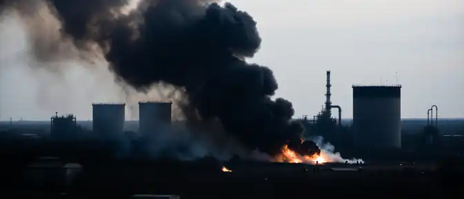 Огонь на объекте стратегической важности: Тюменский НПЗ подвергся атаке беспилотника